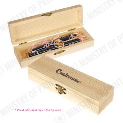 Natural Pine Wooden Pen Box (STA0500)
