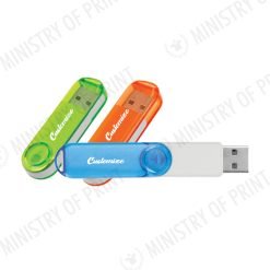 Plastic Swivel USB Thumb Drive (UFD0023)