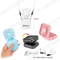 Portable USB Rechargeable Neck Fan (LS0057)