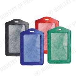 Vertical PU ID Card Holder (STA0564)