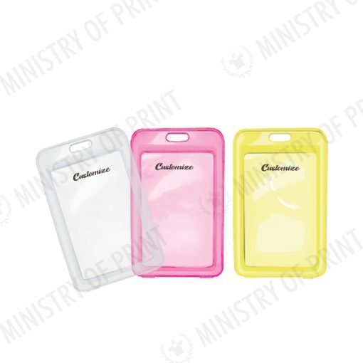Vertical PVC ID Card Holder (STA0566)