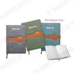 Vintage PU Notebook with Magnetic Strap (STA0524)