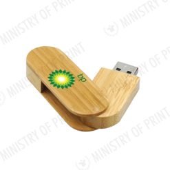 Wooden Swivel USB Thumb Drive (UFD0033)