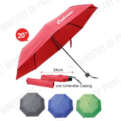 20” Foldable Nylon Umbrella (LS0070)