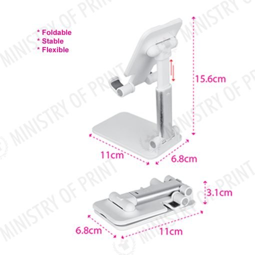Foldable Adjustable Height Mobile & Tablet Stand (GE0173)