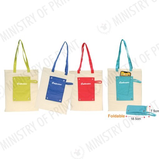 Foldable Canvas Tote Bag (B0449)