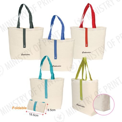 Foldable Canvas Tote Bag (B0450)