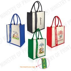 Laminated Canvas Bag with Strap (B0439)