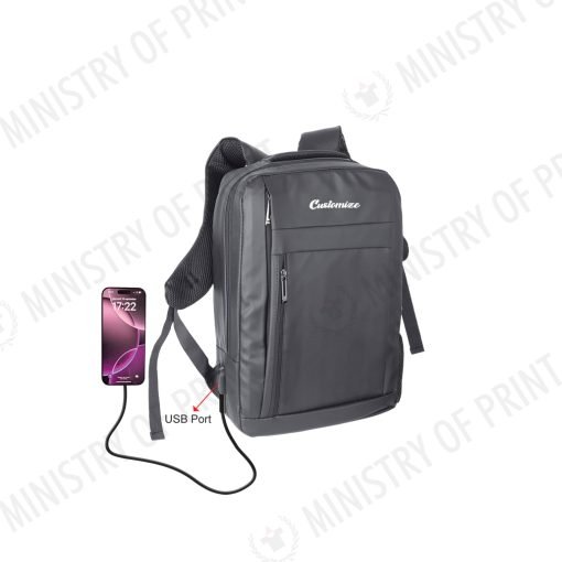 Laptop Backpack with USB Port (B0466)
