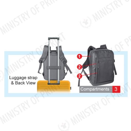 Laptop Backpack with USB Port (B0466)