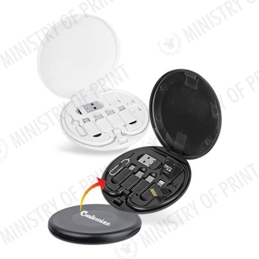 Multifunctional Fast Charging Data Cable Storage Kit Box (GE0171)