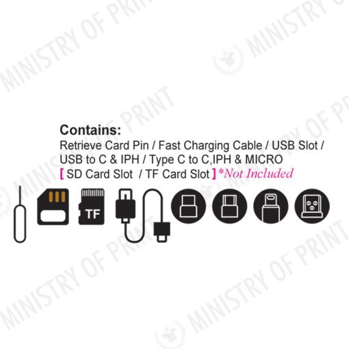 Multifunctional Fast Charging Data Cable Storage Kit Box (GE0171)