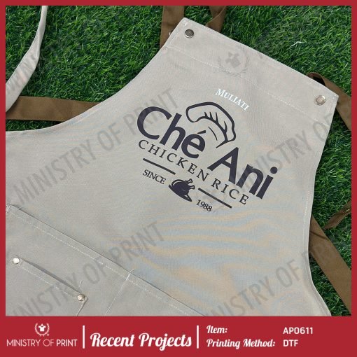 100% Polyester Canvas Apron (AP06)
