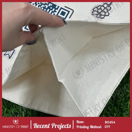 Foldable Canvas Shopping Bag (B0454)