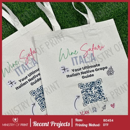 Foldable Canvas Shopping Bag (B0454)