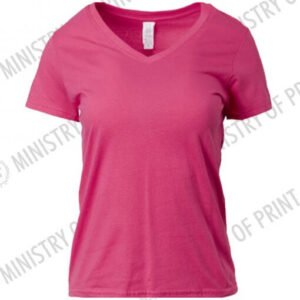 Gildan Softstyle Ladies V-Neck Tshirts (63V00L)