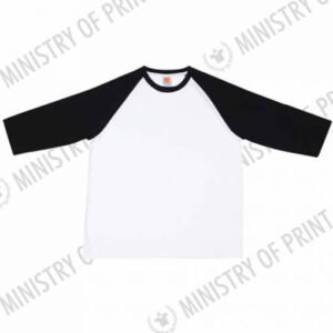 Raglan 3/4 Long Sleeve Cotton T-shirt (CT56)