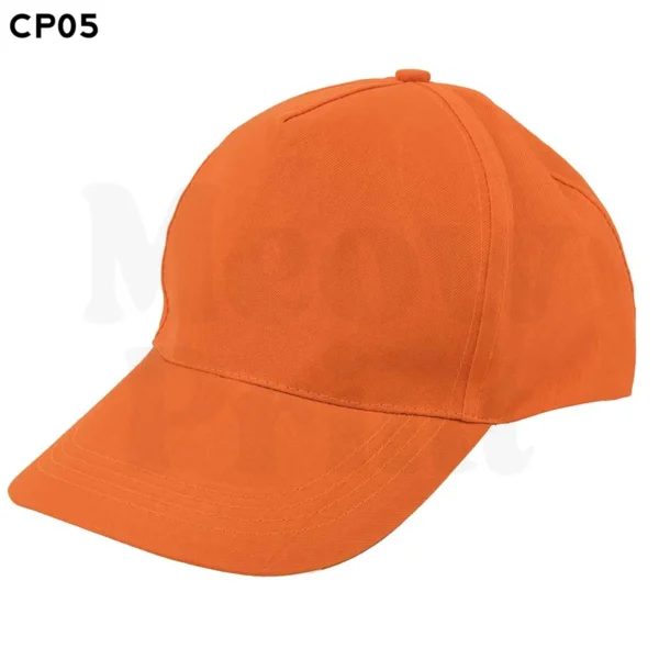 CP05 5-panel Polyester Baseball Cap (Velcro Strap)