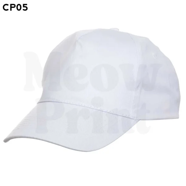 CP05 5-panel Polyester Baseball Cap (Velcro Strap)