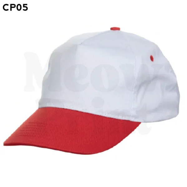 CP05 5-panel Polyester Baseball Cap (Velcro Strap)