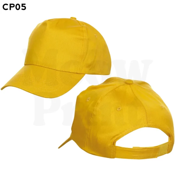 CP05 5-panel Polyester Baseball Cap (Velcro Strap)