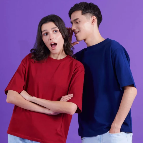 OT02 Oversized Premium Cotton Basic T-Shirt