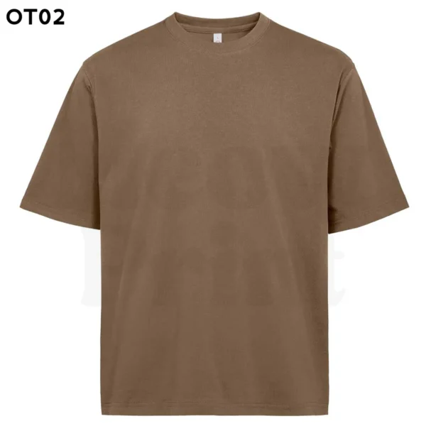 OT02 Oversized Premium Cotton Basic T-Shirt