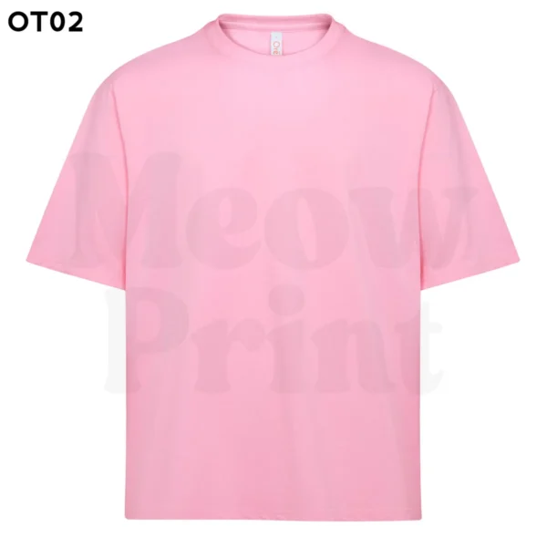 OT02 Oversized Premium Cotton Basic T-Shirt