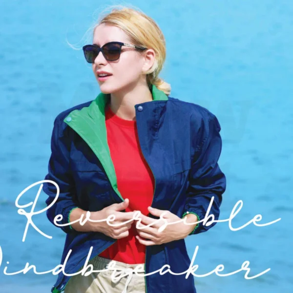 WR01 Reversible Full-Zip Windbreaker