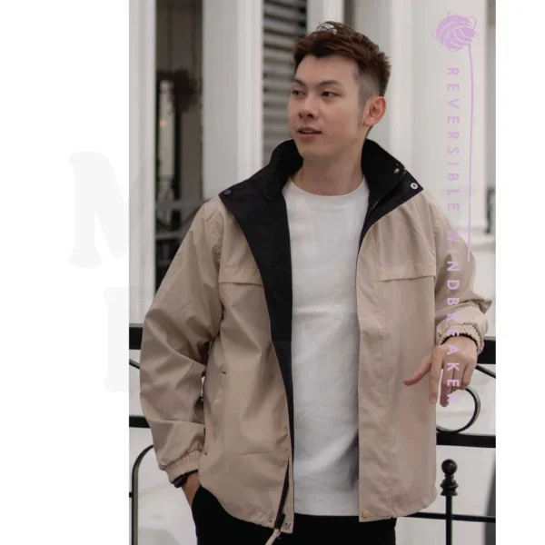 WR01 Reversible Full-Zip Windbreaker