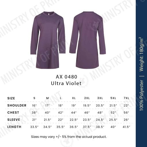 Female Polyester Long Sleeve Muslimah (AX04)